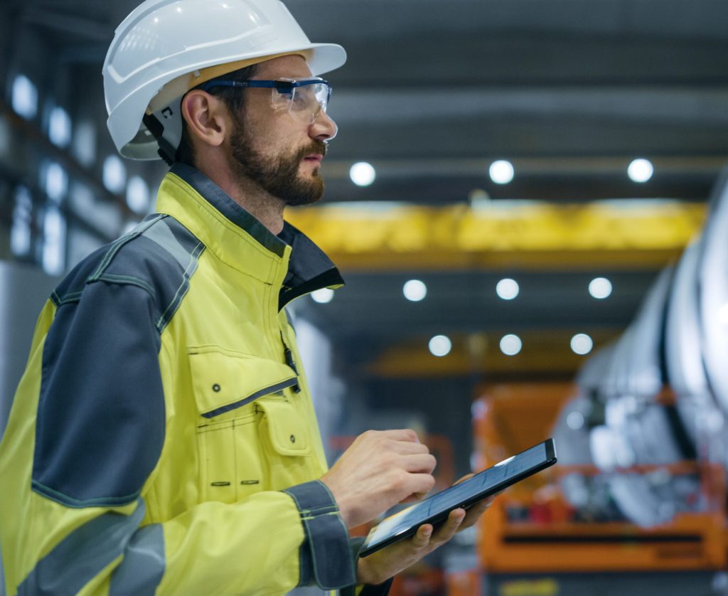 EHS Software on a tablet