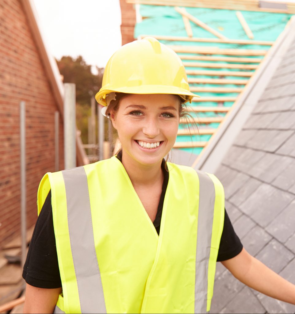 Woman engineer for safety